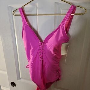 Pink Kids One Piece Swimsuit